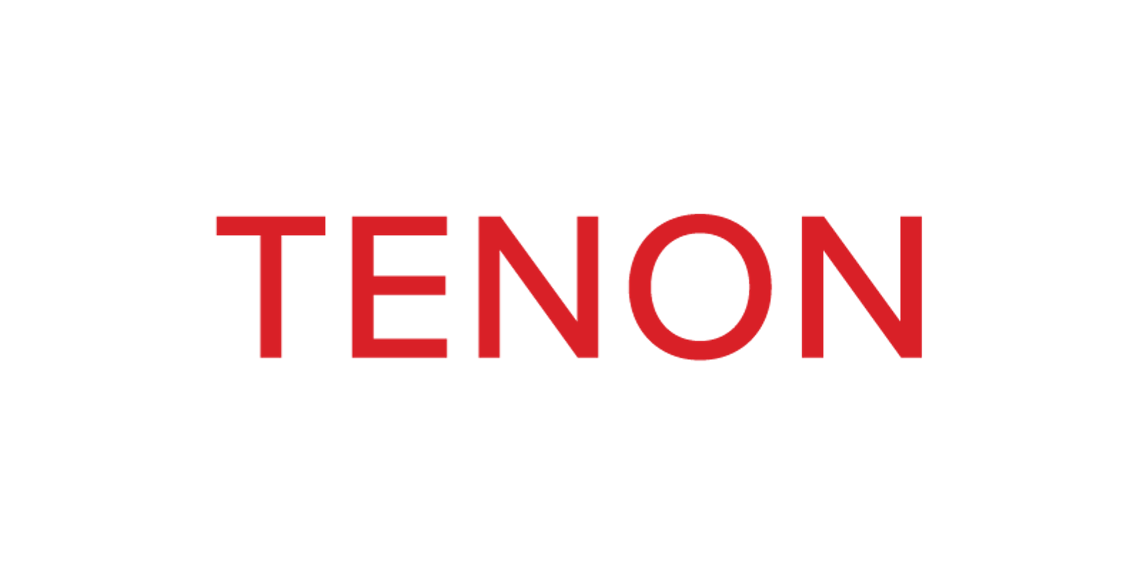 Tenon company name written in red.