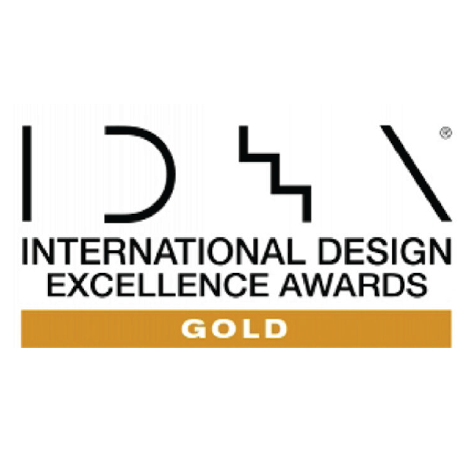 The International Design Excellence Awards Gold award for Schroeder packaging design.