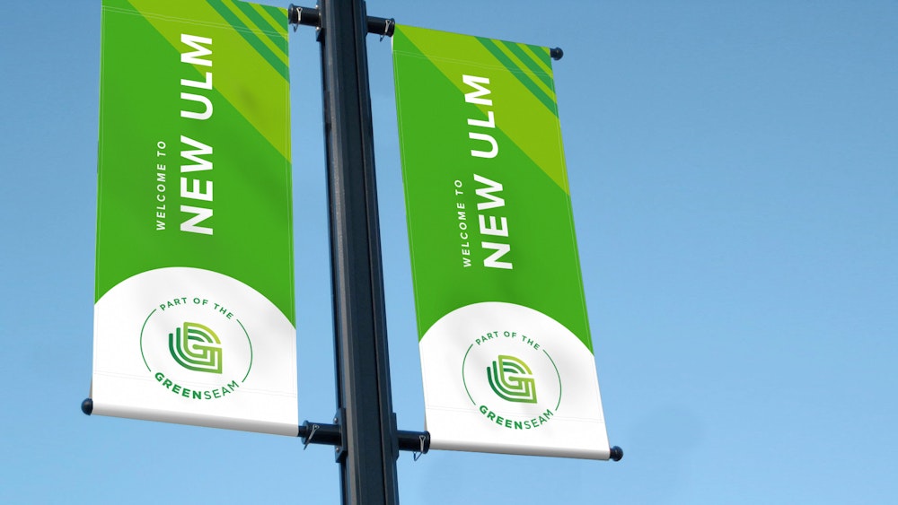 Green Seam Street Banner