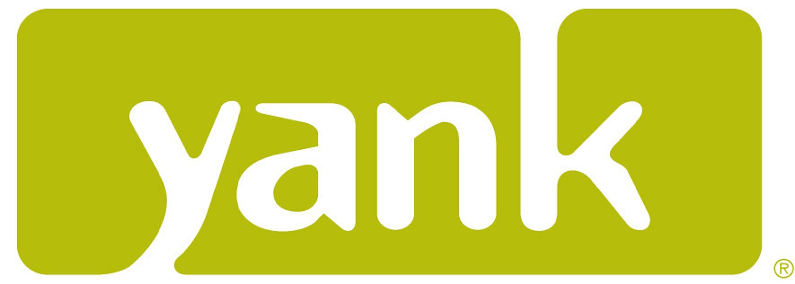 Yank logo design in green on white background.